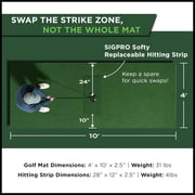 SIGPRO Softy 4' x 10' Golf Mat - by The Indoor Golf Shop