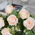 thumbnail image 3 of Artificial Flower Camellias Bouquet Home Decor Wedding Decor Fake Dried Flowers Bouquet Imitation Flower Decor, 3 of 7