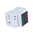 thumbnail image 3 of TFixol Digital Din-Rail LED Voltage Ammeter Current Meter Voltmeter AC80-300V 0.2-99.9A Dual Display, 3 of 7