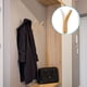 thumbnail image 4 of Perchero de pared de estilo moderno de mediados de siglo para una apariencia atemporal, ganchos de madera de haya con diseño minimalista, fácil instalación para una configuración rápida, ganchos para, 4 of 5
