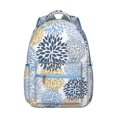 thumbnail image 1 of Earthy Floral Aesthetic Adjustable Strap Backpack, Comfortable Breathable Padding, Durable Oxford Cloth School Bag for Student, Perfect for Outdoor, Sports, and Daily Commute, 1 of 6
