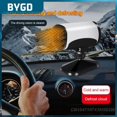 thumbnail image 1 of Two-in-one On-board Heater Portable 360 Degree Rotary Mute Motion Windshield Defroster High-power Electric Heater Car Interior24V blackChina He Qiyong unisex, 1 of 1