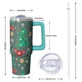 thumbnail image 2 of 30oz Christmas Elk Tumbler with Handle, Festive Holiday Coffee Cup with Straw Lid, Winter Stainless Steel Insulated Mug, Gifts for Women Men, 2 of 5