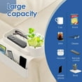 thumbnail image 3 of FUYGRCJ Sturdy Sofa Armrest Tray with Side Pocket, Silicone Sofa Couch Cup Holder, Easy to Install Silicone Armchair Cup Holder for Living Room, 3 of 11