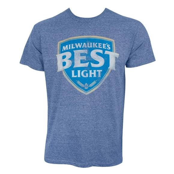 Milwaukee's Best Light Men's Blue T-Shirt-XLarge