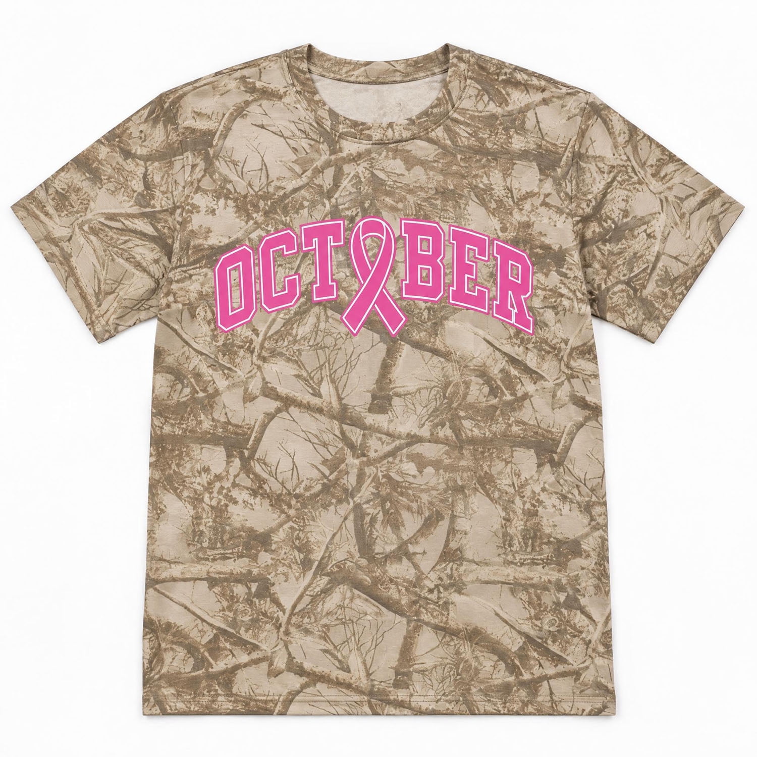 SUSAN G KOMEN MEN'S HUNT FOR PINK MENS SGK SHORT SLEEVE TEE, BREAST CANCER AWARENESS SHIRT, SIZES XS-3XL