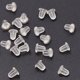 thumbnail image 1 of 200 piezas de cierres para aretes de silicona transparentes hipoalergénicos OwlkOrmy, 1 of 7