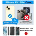 thumbnail image 2 of Funda tipo cartera BXYJY para iPhone 15/14/13 con tarjetero y RFID, 2 of 7
