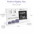 thumbnail image 7 of Sonogram Picture Frame Ultrasound Photo Frame with Countdown Weeks Elephant Nursery Decor, 7 of 7