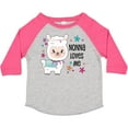 thumbnail image 3 of Inktastic Nonna Loves Me- cute and happy llama Boys or Girls Toddler T-Shirt, 3 of 5