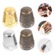thumbnail image 5 of 4 piezas Dedal de dedo Dedal de costura de metal Acolchado a mano Bordado Escudo de la yema del dedo Almohadillas de dedales para accesorios de herramientas de acolchado de costura DIY, 5 of 5
