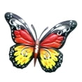 thumbnail image 6 of Modern Butterfly Wall Sculpture Art Decoration Metal Artwork Hanging Collectible Red Yellow, 6 of 10