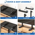 thumbnail image 3 of RTVR Universal Table Top TV Legs Stand Base Height Adjustable for Most 37 to 86 inch LCD LED TVs, Upgraded Replacement Feet, 3 of 11