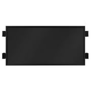 Lavi Industries 50-SFP401H-BK-MB 36 x 18 In. Slim Frame With Hinged Connection - Matte Black