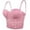 Pink, variant on Generic Women's Mesh Breathable Push up Bustier Corset Crop Top Club Party Vest