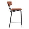 thumbnail image 4 of Tabouret de Comptoir Charon (Ensemble de 2) Brun Vintage, 4 of 8