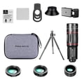 thumbnail image 2 of Kit de Lentes de Cámara para Teléfono , Teleobjetivo Universal 28x, Gran 0.6X + Lente 20X + de 198  degree para La Mayoría D, 2 of 8