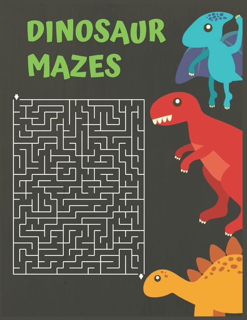 dinosaur mazes dinosaurs activity maze book dinosaurs books for kids