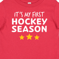thumbnail image 4 of Inktastic It's My First Hockey Season Boys or Girls Baby T-Shirt, 4 of 5