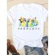 thumbnail image 1 of Disney Cartoon Tee Shirt Mickey Mouse Women Short Sleeve Summer Spring Print Clothing Casual Fashion Graphic T-shirtsXL Gao Jinjia LED, 1 of 2