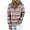 Pink, variant on Jinhomg Trendy Striped Sweatshirt for Women Lightweight Comfy Long Sleeve Button Collar Pullovers Fall Casual Loose Drawstring Hoodies with Pocket Fall Saving Black S