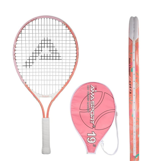 Raqueta de Tenis AMA SPORT Multicolor con Correa de Hombro para Niños