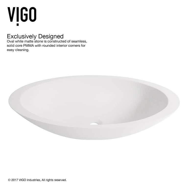 Wisteria Round Matte Stone Vessel Bathroom Sink in White with Seville Vessel Faucet in Brushed Nickel Wisteria Round Matte Stone Vessel Bathroom Sink in White with Seville Vessel Faucet in Brushed Nickel