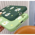 thumbnail image 5 of for Galaxy Note 10 Plus Case Cute Daisy Pattern Camera Lens Protection Shockproof TPU Bumper Liquid Silicone Protective Cover Phone Cases for Samsung Galaxy Note 10+Plus 5G 6.9"-Green, 5 of 13