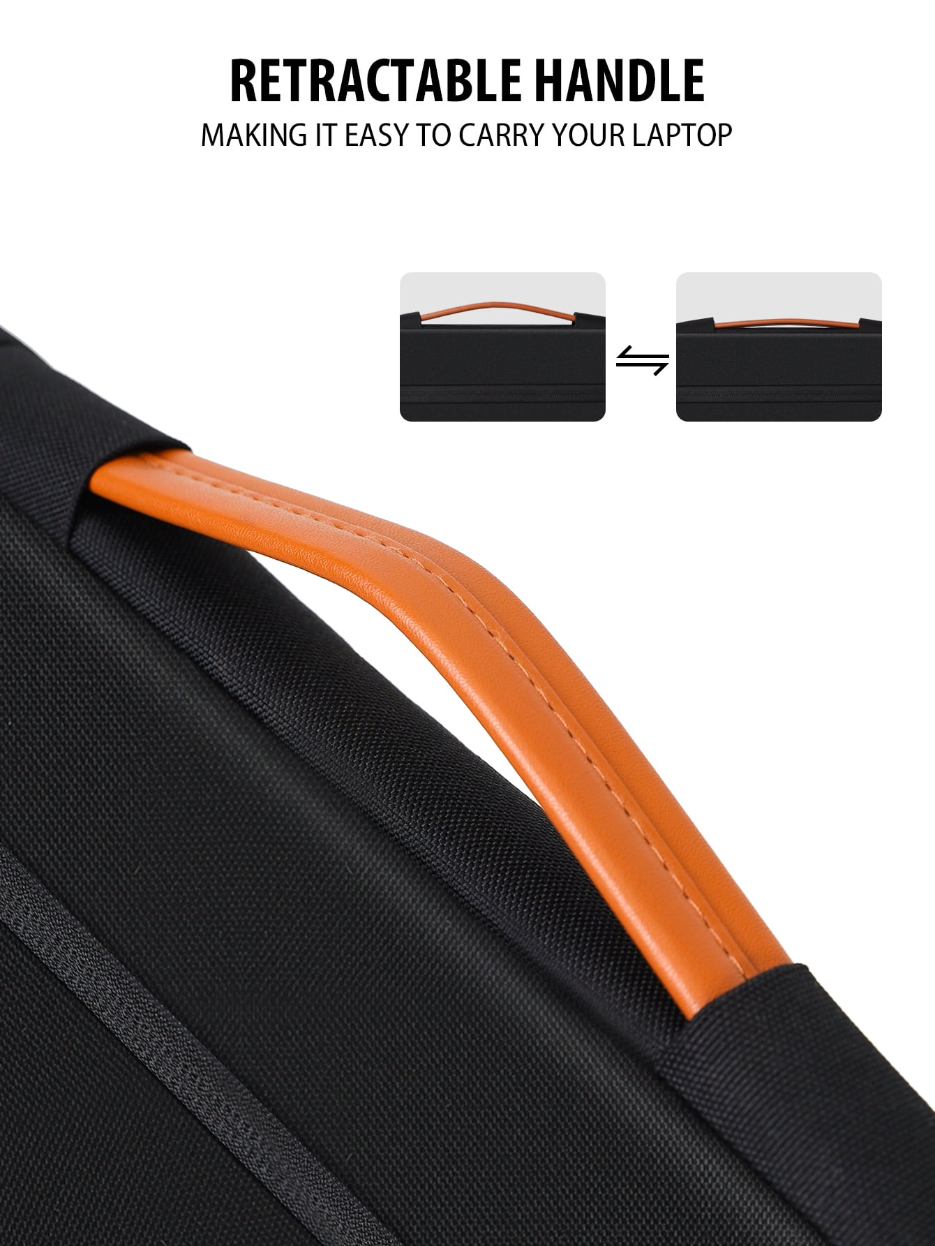 SENLASI 15.6 Inch Laptop Sleeve Case, Protective Notebook Bag Water-resistant Laptop Case 15.6 Inch for 15 15.6" Lenovo Thinkpad IdeaPad HP Dell ASUS Acer Samsung Notebook Chromebook, Black