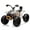 White, variant on 24V 2-Seater Electric Kids ATV Ride-On Car – Dual 550W Motors, Off-Road 4-Wheeler, 14.4'' Wheels, LED Lights, Music, High/Low Speed, For Boys & Girls Ages 3-8