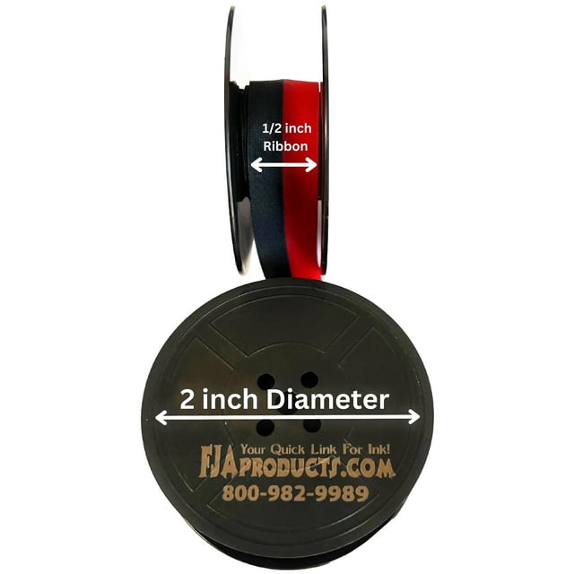 Black and Red Typewriter Ribbon for We R Memory Keepers Typecast Typewriter