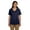 DEEP NAVY, variant on Womens 5.2 oz. ComfortSoft V-Neck Cotton T-Shirt 5780 (10 PACK)