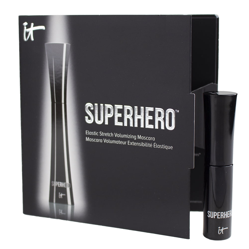 Cosmetics Superhero Elastic Stretch Volumizing Mascara - Black, Travel .169oz - Walmart.com