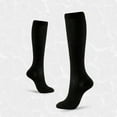 thumbnail image 5 of Fgnfyis Compression Socks 7 Pairs for Women Men Circulation Knee High Stockings Support for Athletic Running Cycling Black, 5 of 5