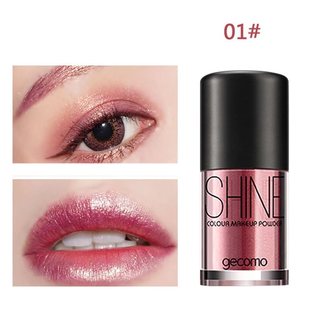 Multifunctional Monochrome Eye Shadow Glitter Pearly Color Highlight Powder Beauty Makeup, Makeup Eye Shadow