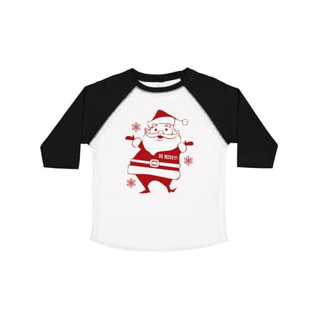 

Inktastic Be Merry Santa Gift Toddler Boy or Toddler Girl T-Shirt