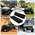 thumbnail image 5 of Uorisanigo Black UTV Seat Covers Set with Elastic Band, Easy Installation Mule Seat Cover Fits for Kawasaki Mule 4010 2009-2023 2025 Durable Fabric UTV Padded Protector, 5 of 7