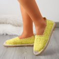 thumbnail image 3 of Vedolay Women's Flat Casual Shoes Ladies's Shoes Comfortable Slip On Flat Casual Low Top Shoes,Yellow 9, 3 of 5