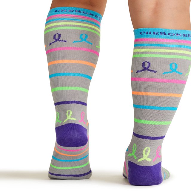Printsupport Women 12 mmHg Support Socks Regular Pineapple Toss