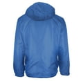 thumbnail image 2 of Men's Water Resistant Polar Fleece Lined Hooded Windbreaker Rain Jacket (Royal Blue, 5XL), 2 of 2
