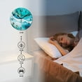 thumbnail image 4 of Battery Operated Analog Wall Clocks Non-Ticking Silent Modern Clock Decorative for Home,Office-Abstract Fluid Art Painting With Turquoise And Blue(10inch), 4 of 4