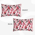 thumbnail image 2 of Sikiie Makeup Print Plush Pillow Cover, Wrinkle-proof and Stain-resistant Pillow Protector without Pillow Core, Home Decoration-16"x24", 2 of 6