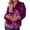 Hot Pink#1, variant on Womens Velvet Long Sleeve Shirt Button Down Retro Lapel Jackets Fall Casual Loose Lightweight Tops with Pocket Going Out Top Ladies