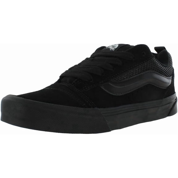 VANS U KNU SKOOL UNISEX SNEAKERS - BLACK - Black / Black / Men 3.5 / Women 5 / Medium