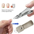 thumbnail image 4 of Proof Stainless Steel Nail Clipper with 180 Wide Angle Bevelled and Extended Handle for Thick Nails, 4 of 5