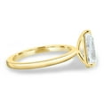 thumbnail image 3 of ESTE ORIGIN 2.00Ct Pear Cut IGI Certified Lab-Grown Diamond Solitaire Engagement Ring in 10K Yellow Gold for Women US 8, 3 of 8