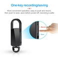 thumbnail image 2 of Mini Recorder Audio Voice Recorder Hidden Dictaphone Device Sound 16G 32G Key Chain Digital Small Voice Dictaphone Mp3, 2 of 2