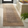 thumbnail image 2 of SAFAVIEH Natural Fiber Renee Geometric Runner Rug, Natural/Brown, 2'3" x 8', 2 of 10