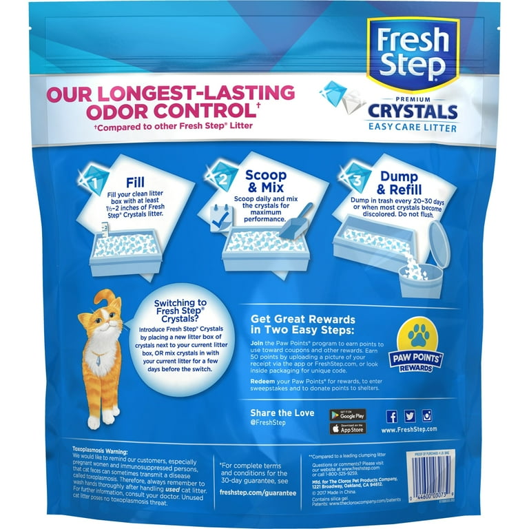 Fresh step crystals walmart cheap