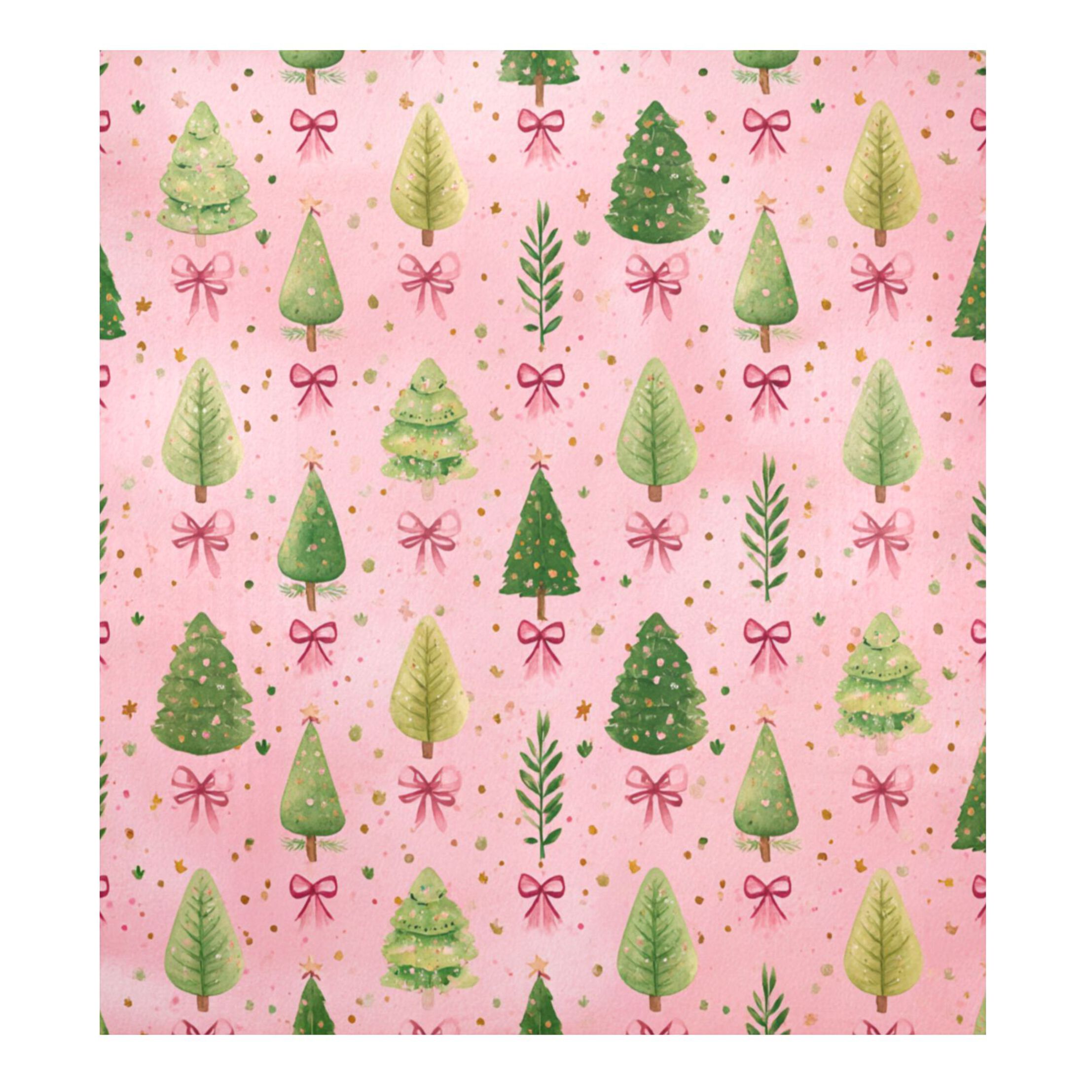 Dishwasher Magnetic Refrigerator Magnet Cover Sticker Home Decorative 23"x26" Cute Christmas Tree Pattern
